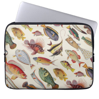 Housse Pour Ordinateur Portable Variétés de poissons