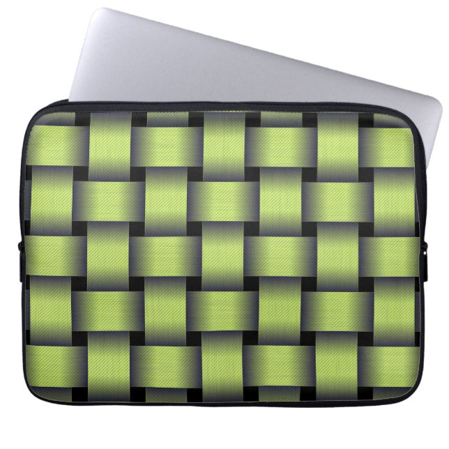 Housse Pour Ordinateur Portable Végétation tissée (Devant)