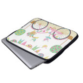 Housse Pour Ordinateur Portable Vélo rose mignon (Devant bas)