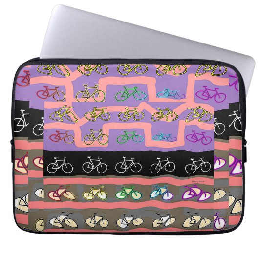 Housse Pour Ordinateur Portable Vélos (Devant)
