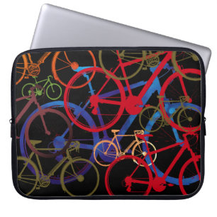 Housse Pour Ordinateur Portable Vélos couleur noir