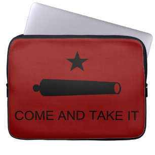 Housse Pour Ordinateur Portable Venez-y le chercher ! Drapeau de bataille de l'Éta