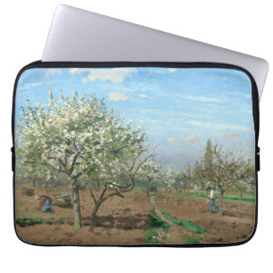 Housse Pour Ordinateur Portable Verger en fleurs, Louveciennes Camille Pissarro