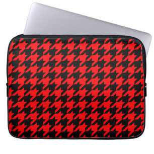 Housse Pour Ordinateur Portable Vérification de la position de base rouge et noire