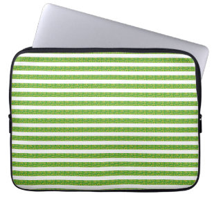 Housse Pour Ordinateur Portable Vert Géométrique