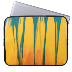 HOUSSE POUR ORDINATEUR PORTABLE VÊTEMENT JAUNE ET BLEU