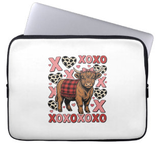 Housse Pour Ordinateur Portable Vêtement vintage de la Saint-Valentin XOXO jolie v