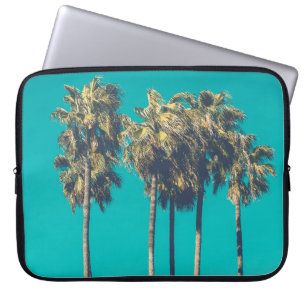 Housse Pour Ordinateur Portable Vibe Rétro des Palmiers Tropicaux