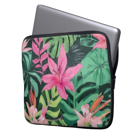 Housse Pour Ordinateur Portable Vibes tropicales (devant gauche)