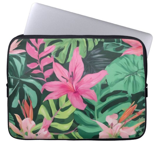 Housse Pour Ordinateur Portable Vibes tropicales (Devant)