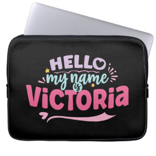 Housse Pour Ordinateur Portable Victoria - je m'appelle Victoria