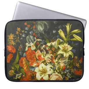 Housse Pour Ordinateur Portable Vie morte avec fleurs et fruits