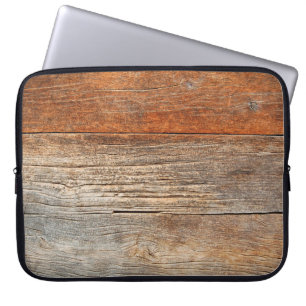 Housse Pour Ordinateur Portable Vieille clôture en bois. palissade en bois arrière