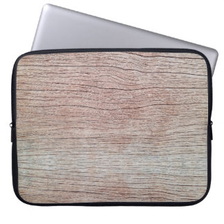 Housse Pour Ordinateur Portable Vieille texture en bois avec de beaux motifs natur