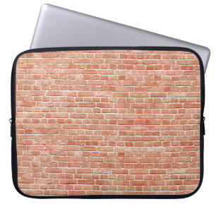 Housse Pour Ordinateur Portable Vieille texture murale en brique rouge.