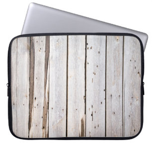 Housse Pour Ordinateur Portable Vieux grunge en bois textureabstract, arrière - pl