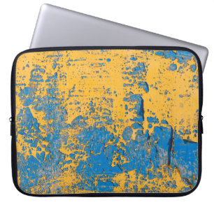Housse Pour Ordinateur Portable Vieux mur peint - texture, arrière - plan. abstrai