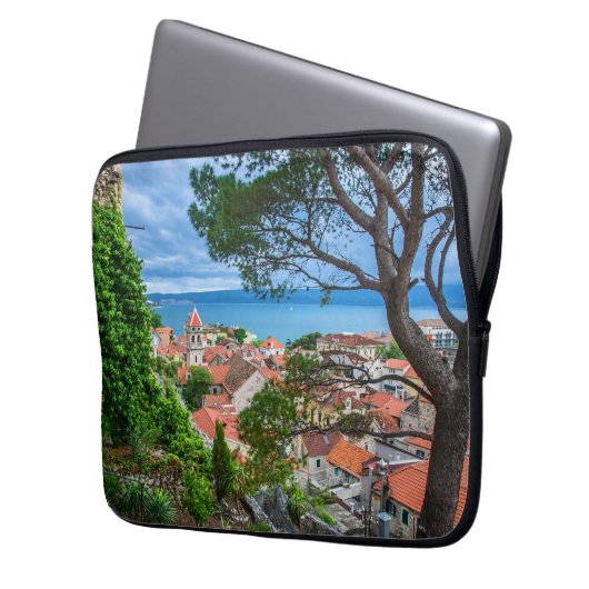 Housse Pour Ordinateur Portable Ville croate d'Omis (devant gauche)