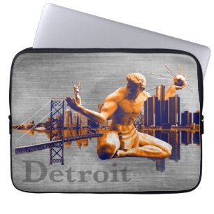 Housse Pour Ordinateur Portable Ville de Detroit