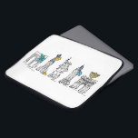 Housse Pour Ordinateur Portable Ville de New York Hanoukka NYC Chanukah<br><div class="desc">La pochette de l'ordinateur portable présente une illustration originale d'une rangée de repères de NYC classiques, habillés pour les fêtes juives. Parfait pour les fêtes des Hanoukka ! Ne vois-tu pas ce que tu cherches ? Vous avez besoin d'aide pour la personnalisation ? Cliquez sur "Contacter ce designer" pour avoir...</div>