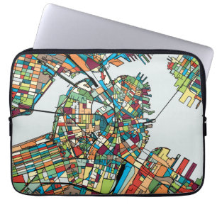 Housse Pour Ordinateur Portable Ville Etats-Unis de Boston