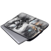 Housse Pour Ordinateur Portable Ville urbaine sombre fée imaginaire futuriste goth (Devant bas)