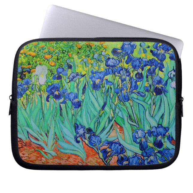 Housse Pour Ordinateur Portable vincent van gogh irises violettes (Devant)