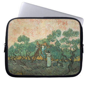 Housse Pour Ordinateur Portable Vincent van Gogh les récolteuses olives,