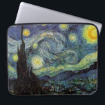 Housse Pour Ordinateur Portable Vincent van Gogh, Nuit étoilée<br><div class="desc">Vincent van Gogh,  Starry Night</div>