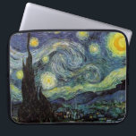 Housse Pour Ordinateur Portable Vincent van Gogh, Nuit étoilée<br><div class="desc">Vincent van Gogh,  Starry Night</div>