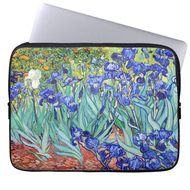 Housse Pour Ordinateur Portable Vincent Van Gogh peignant Les Iris (Devant)