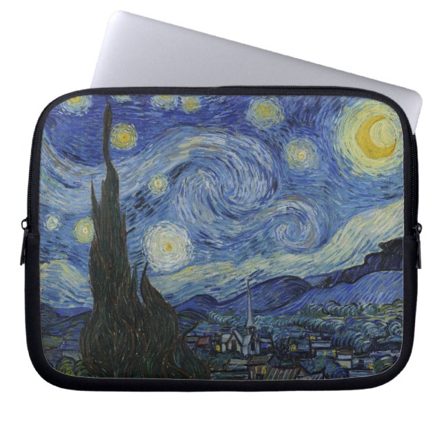 Housse Pour Ordinateur Portable Vincent van Gogh Starry Night Sleeve (Devant)