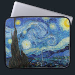 Housse Pour Ordinateur Portable Vincent Van Gogh Starry Nuit Vintage Art<br><div class="desc">Vincent Van Gogh Starry Nuit Vintage Peignoir</div>