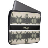 Housse Pour Ordinateur Portable Vintage Algeria Algiers street building Postcard (Devant droit)