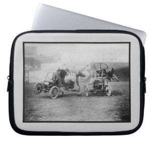 Housse Pour Ordinateur Portable Vintage "Auto Polo" Voiture de Sport Motor Sports