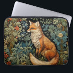 Housse Pour Ordinateur Portable Vintage Chic Fox Botanical Forest William Morris<br><div class="desc">Cet exquis coque d'ordinateur portable présente un design fantastique qui apporte un renard délicieux au milieu d'une forêt luxuriante à la vie,  entouré de feuilles botaniques complexes et de fines fleurs de style Art nouveau.</div>