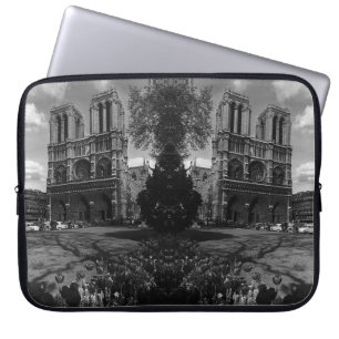 Housse Pour Ordinateur Portable Vintage France Paris Cathédrale Notre-Dame Portabl