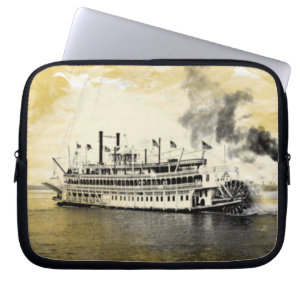 Housse Pour Ordinateur Portable Vintage New Orleans Louisiana Stern Wheeler