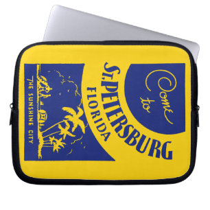 Housse Pour Ordinateur Portable Vintage Saint-Pétersbourg Floride