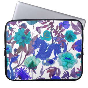 Housse Pour Ordinateur Portable vintage sans couture asiatique motifs traditionnel