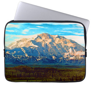 Housse Pour Ordinateur Portable Vintage USA Alaska Mt Mckinley