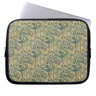 Housse Pour Ordinateur Portable Vintage Walter Crane Art du perroquet ara et des f