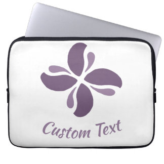 Housse Pour Ordinateur Portable Vintage Zen Echo Baiser Lilas