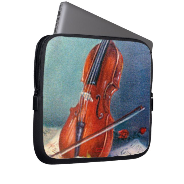 Housse Pour Ordinateur Portable Violín (Devant droit)