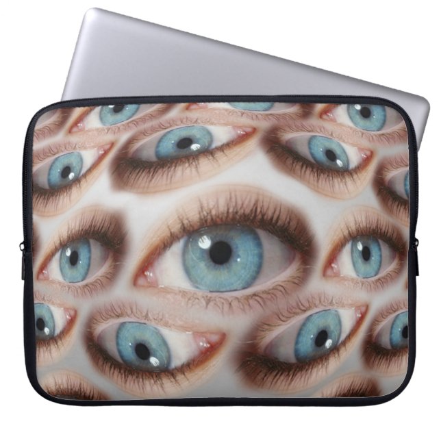Housse Pour Ordinateur Portable Vision psychédélique : illusion de l'oeil Abstrait (Devant)