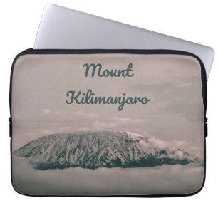 Housse Pour Ordinateur Portable Volcan de neige du Kilimandjaro en Tanzanie Afriqu