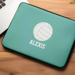 Housse Pour Ordinateur Portable Volleyball Personnalisé Enfants<br><div class="desc">Un ventilateur de volley-ball personnalisé.</div>