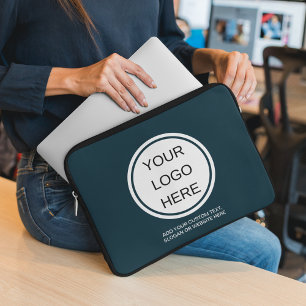 Housse Pour Ordinateur Portable Votre logo ici l professionnel marine de marque bl