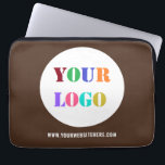 Housse Pour Ordinateur Portable Votre logo Texte Entreprise Portable Sleeve Choisi<br><div class="desc">Couleurs et polices personnalisées - Logo de votre entreprise et texte personnalisé Portable personnalisé professionnel - Ajouter votre logo - Image - photo ou QR Code et site Web ou texte / information personnalisé - Redimensionner et déplacer ou ajouter des éléments - image / texte avec outil de personnalisation. Choisissez...</div>