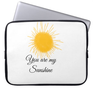 Housse Pour Ordinateur Portable vous êtes mes rayons de soleil jaunes oranges ajou